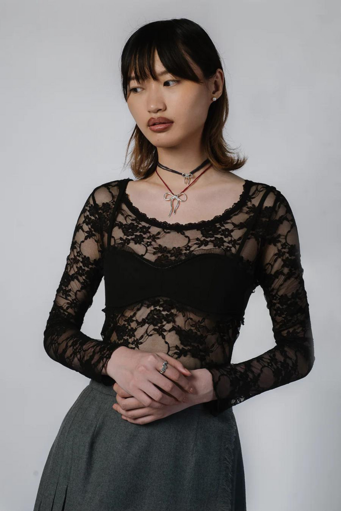 Kara Yoo - Dorothy on Raw Silk Necklace - Parc Shop