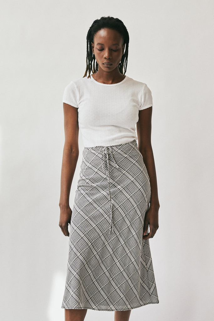 Find Me Now Aurora Skirt in Spring Plaid at Parc Shop