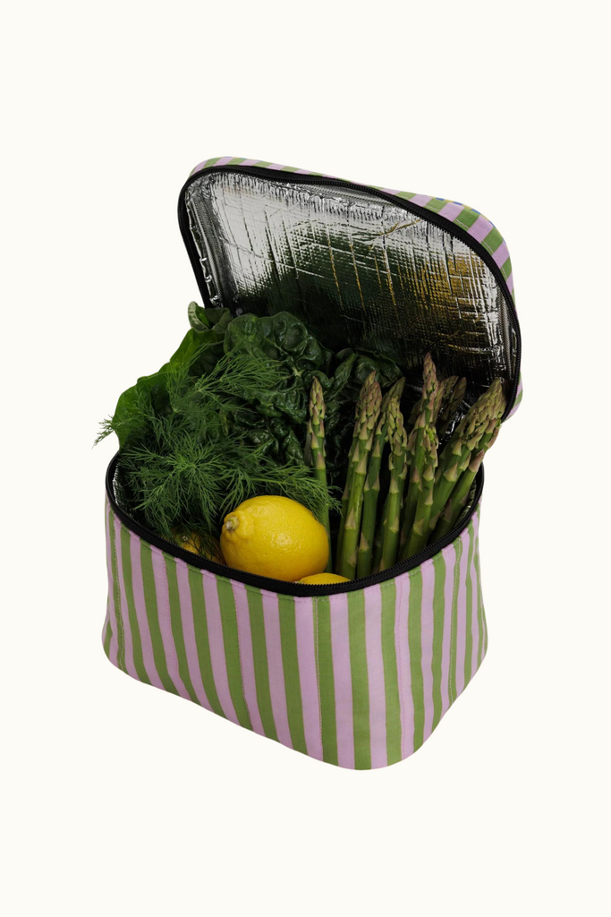Baggy Puffy Lunch Bag in Hotel Stripe at Parc Shop