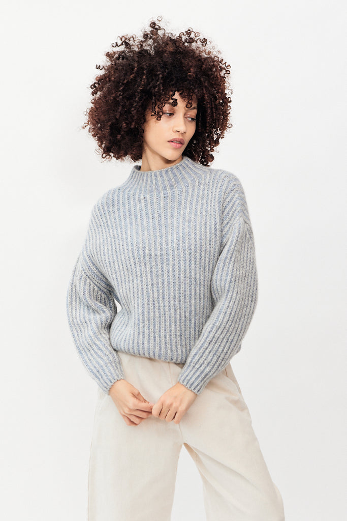 Micaela Greg - Ines Sweater - Steel Blue - Parc Shop