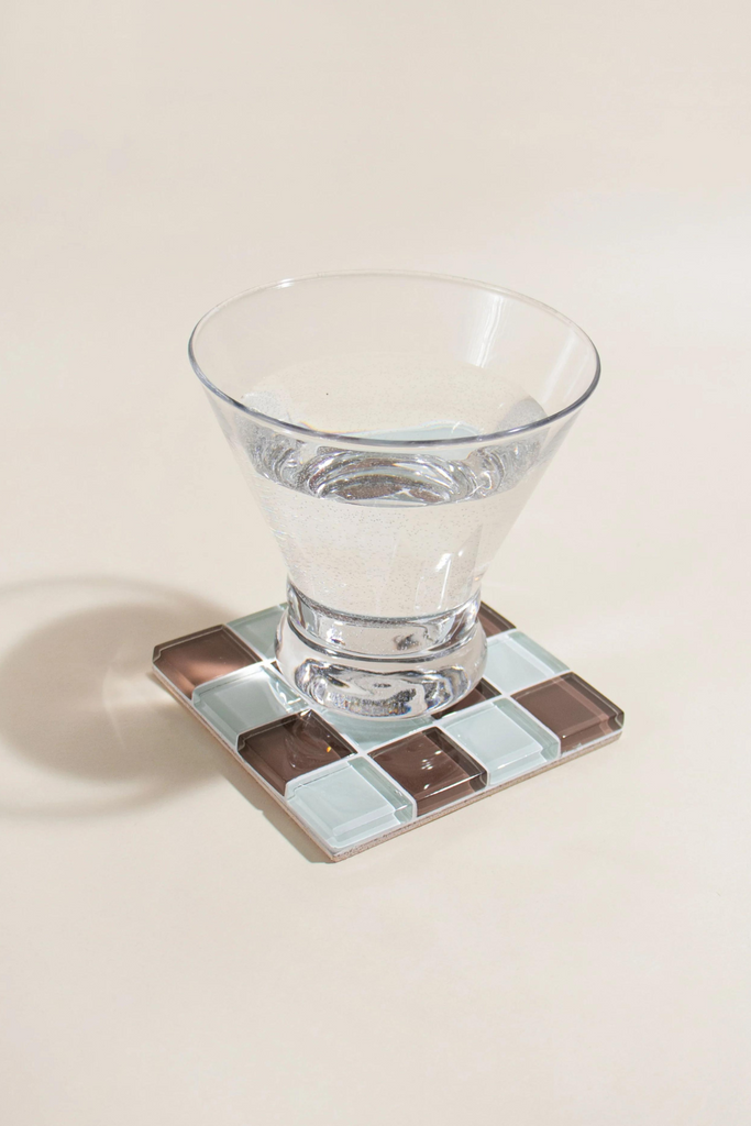 Subtle Art Studios - Glass Tile Coaster - Classic Milk Chocolate - Parc Shop