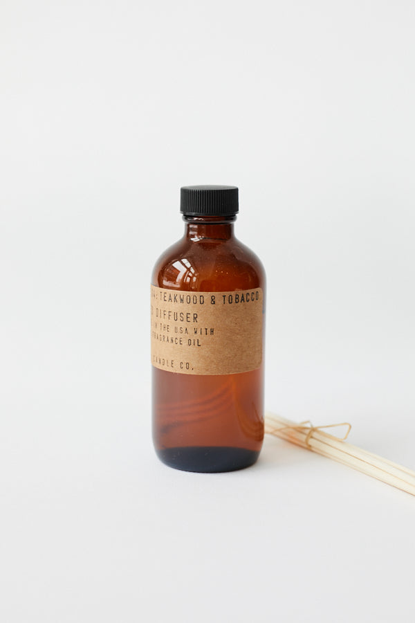 P.F. Candle Co. Teakwood & Tobacco Reed Diffuser Parc Shop