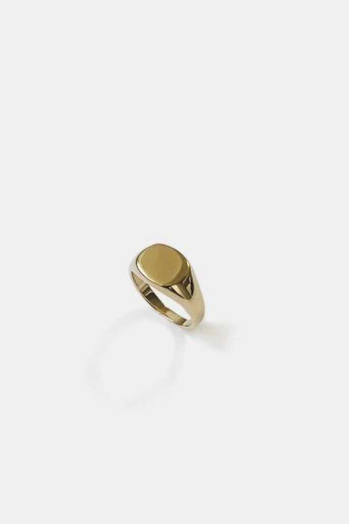 Kara Yoo Eden Signet Ring Gold Vermeil at Parc Shop
