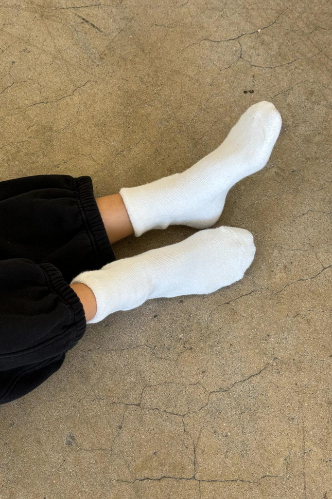 Le Bon Shoppe - Cloud Socks - Classic White - Parc Shop