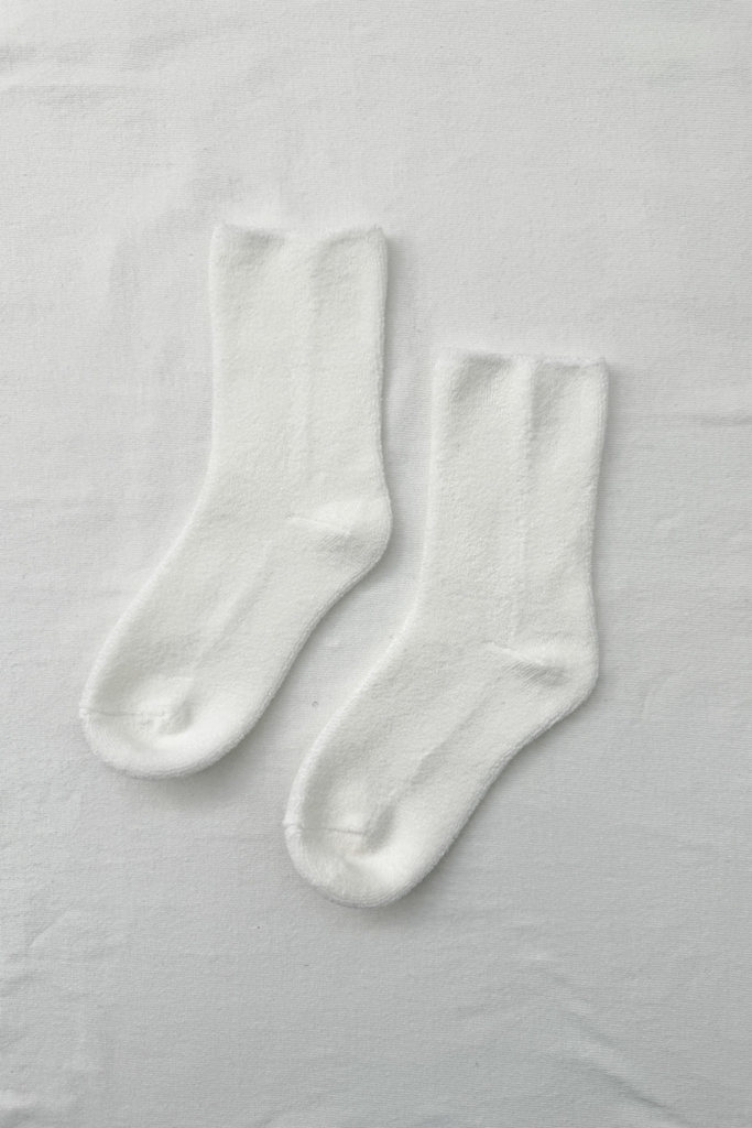 Le Bon Shoppe - Cloud Socks - Classic White - Parc Shop