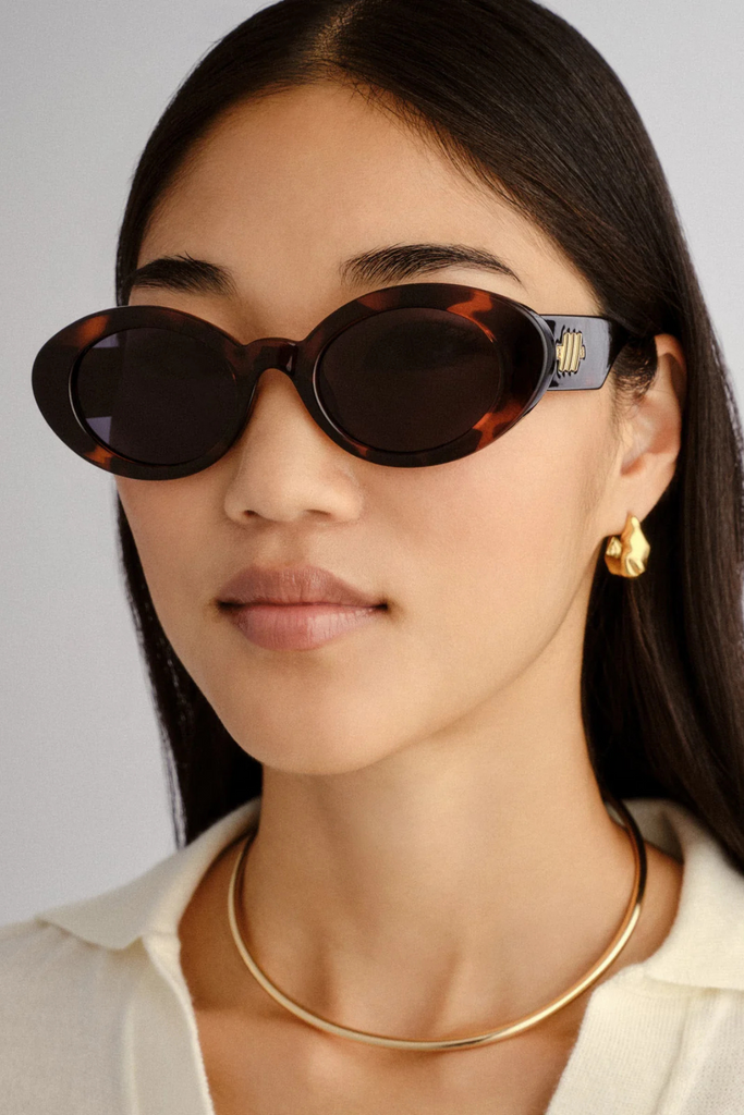 Le Specs Nouveau Vie Sunglasses in Dark Tort at Parc Shop | Minneapolis, MN