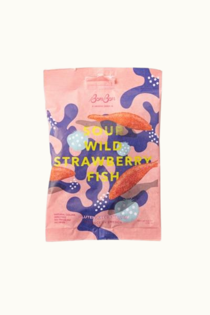 BonBon Sour Wild Strawberry Fish at Parc Shop