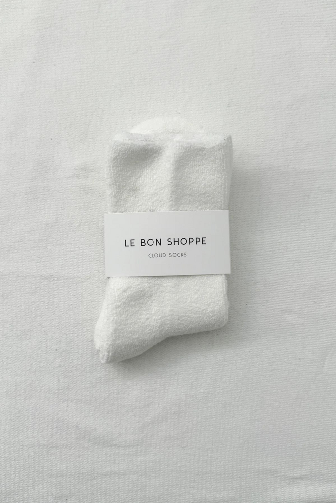 Le Bon Shoppe - Cloud Socks - Classic White - Parc Shop