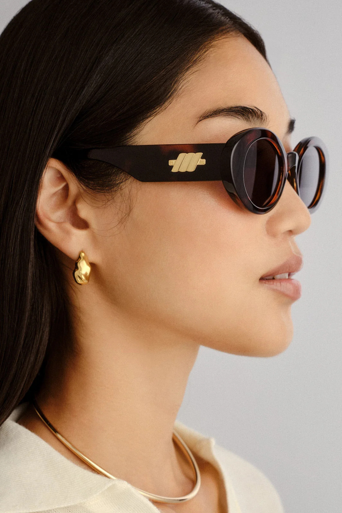 Le Specs Nouveau Vie Sunglasses in Dark Tort at Parc Shop | Minneapolis, MN