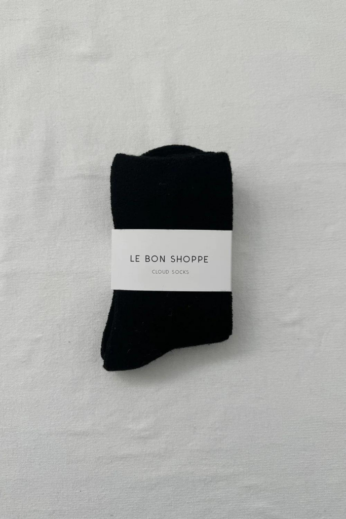 Le Bon Shoppe - Cloud Socks - Jet Black - Parc Shop