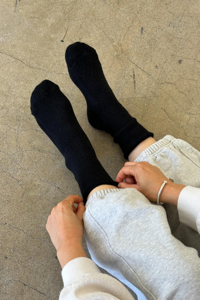 Le Bon Shoppe - Cloud Socks - Jet Black - Parc Shop