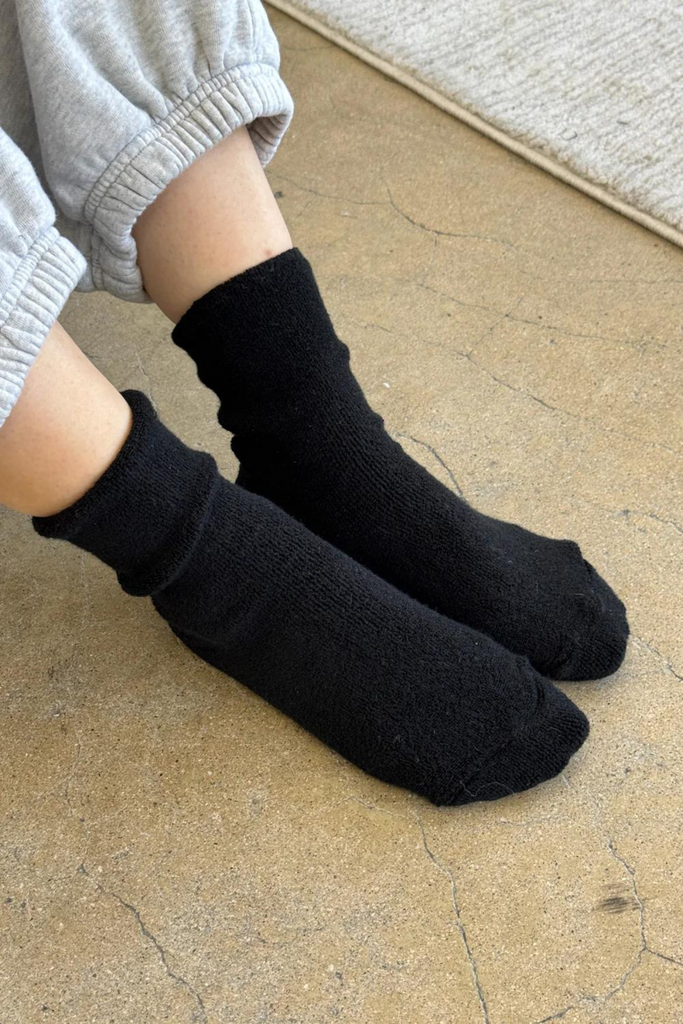 Le Bon Shoppe - Cloud Socks - Jet Black - Parc Shop
