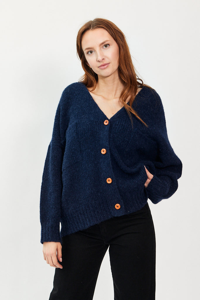 Atelier Delphine  Amelia Cardigan in Midnight at Parc Shop