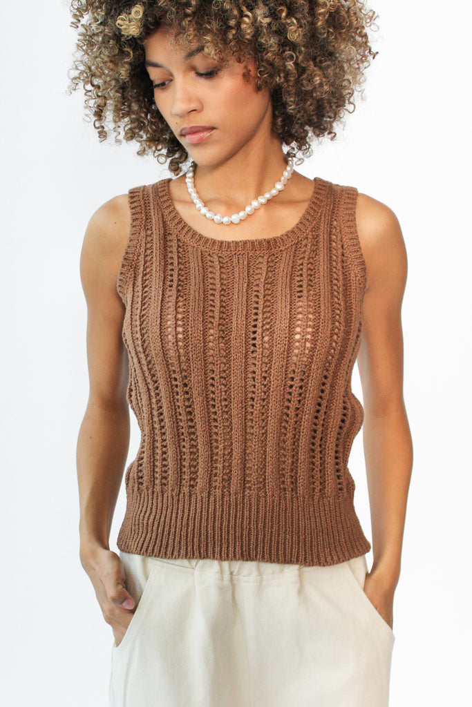 Atelier Delhine Ferrand Top in Wood at Parc Shop | Minneapolis, MN