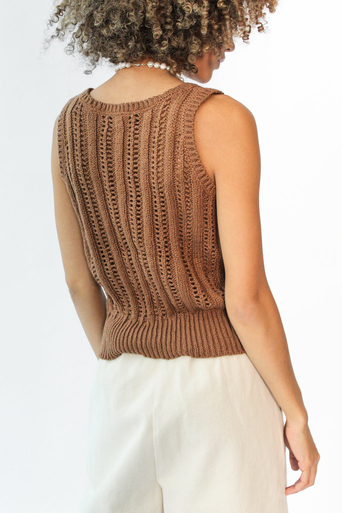 Atelier Delhine Ferrand Top in Wood at Parc Shop | Minneapolis, MN