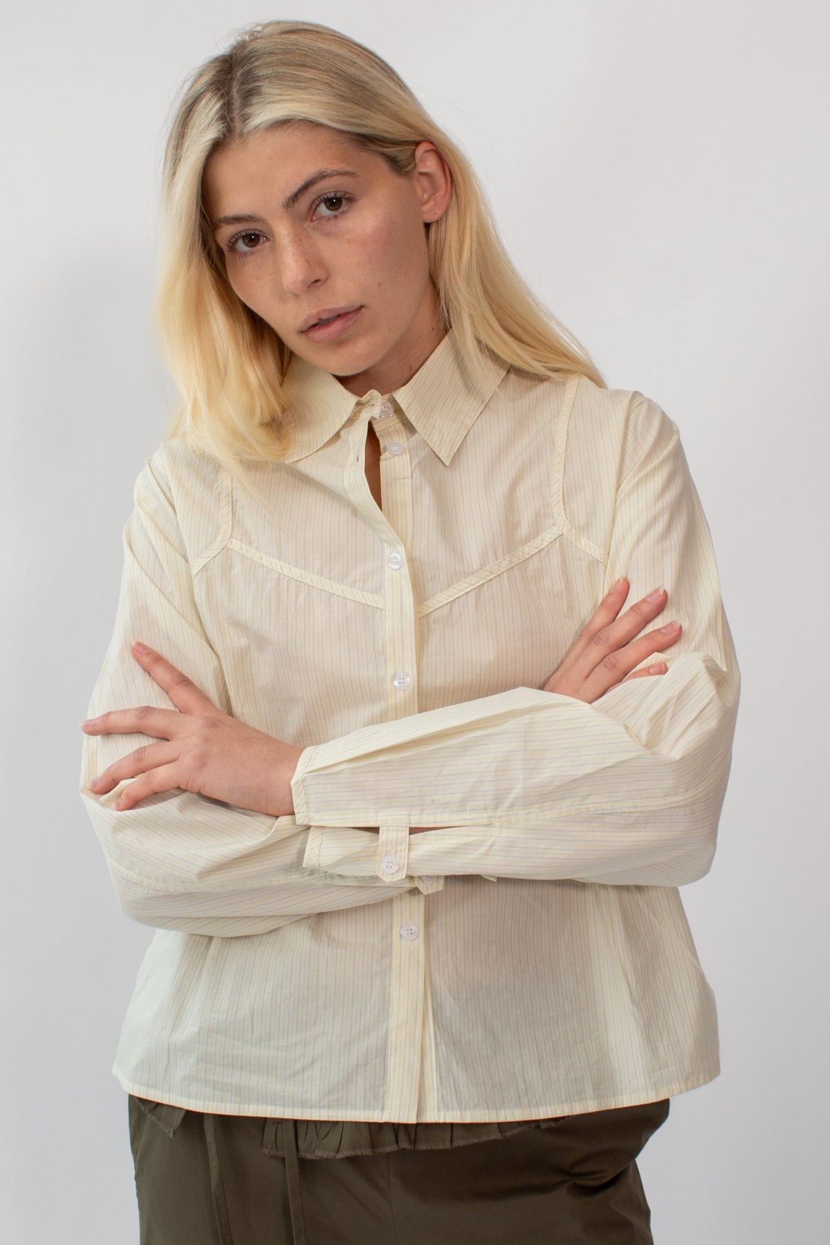 Deiji Studios - Cami Overshirt - Citrus Stripe - Parc Shop