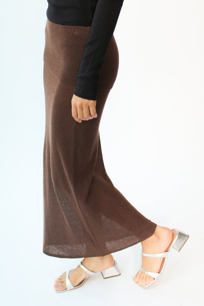 Geel Danni Skirt in Brown at Parc Shop | Minneapolis, MN