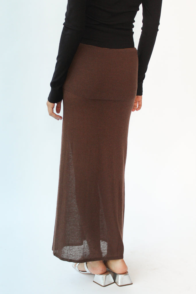 Geel Danni Skirt in Brown at Parc Shop | Minneapolis, MN