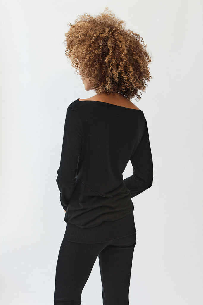 Geel Drew Top in Black at Parc Shop | Minneapolis, MN