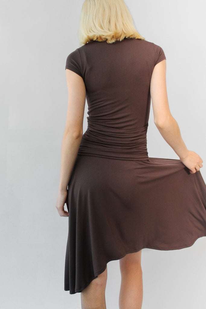 Geel Elodie Dress in Hickory Brown at Parc Shop | Minneapolis, MN

