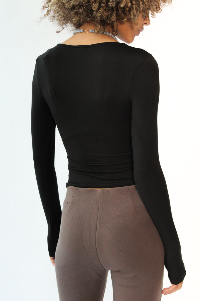 Geel Jackson Top in Black at Parc Shop | Minneapolis, MN