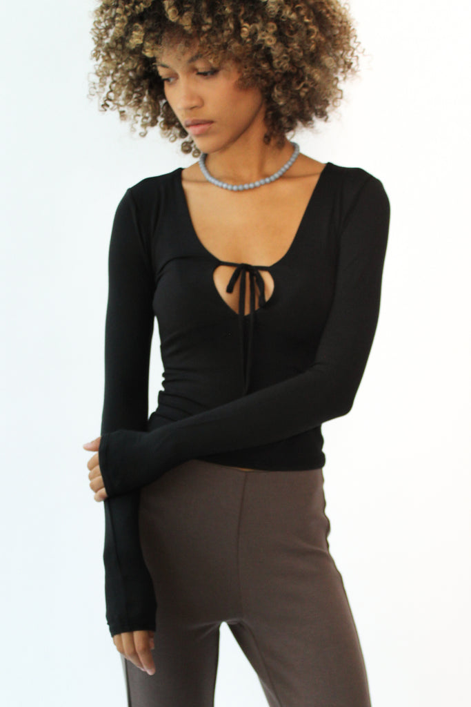 Geel Jackson Top in Black at Parc Shop | Minneapolis, MN