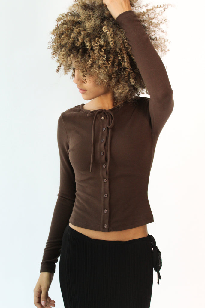 Geel Jane Cardigan in Espresso at Parc Shop | Minneapolis, MN
