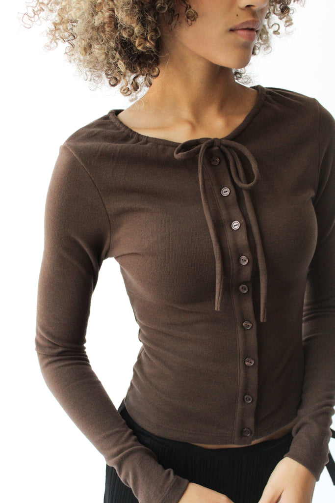 Geel Jane Cardigan in Espresso at Parc Shop | Minneapolis, MN