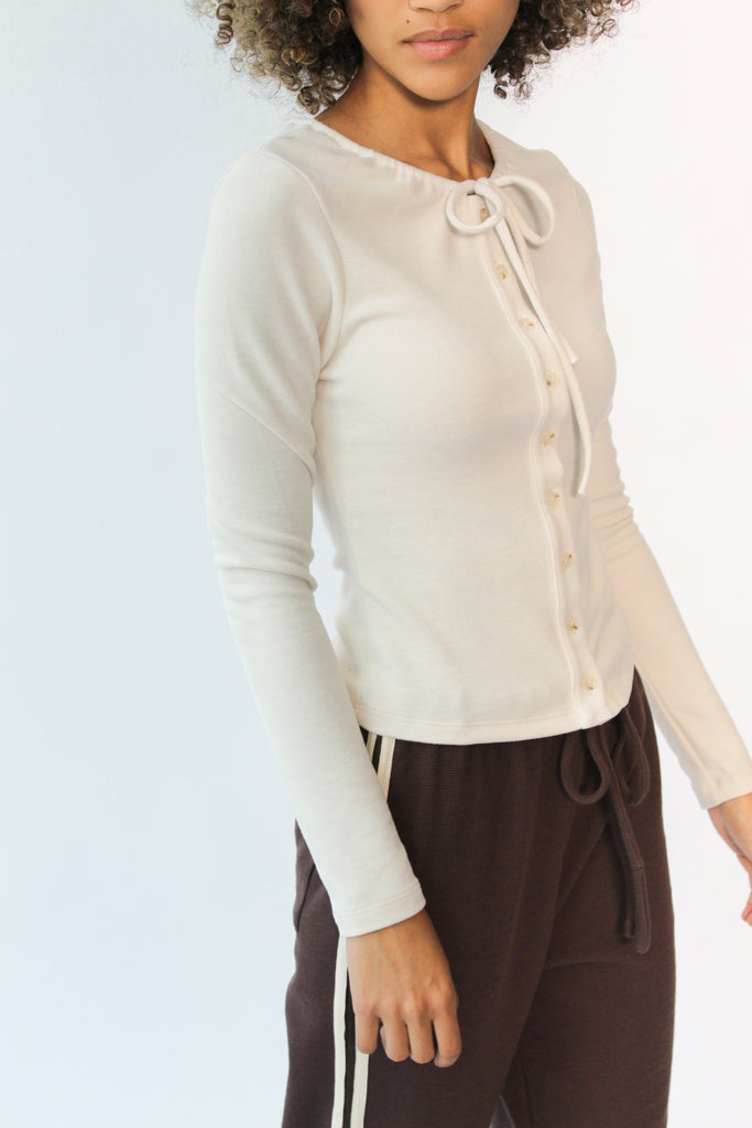 Geel Jane Cardigan in Cream at Parc Shop | Minneapolis, MN