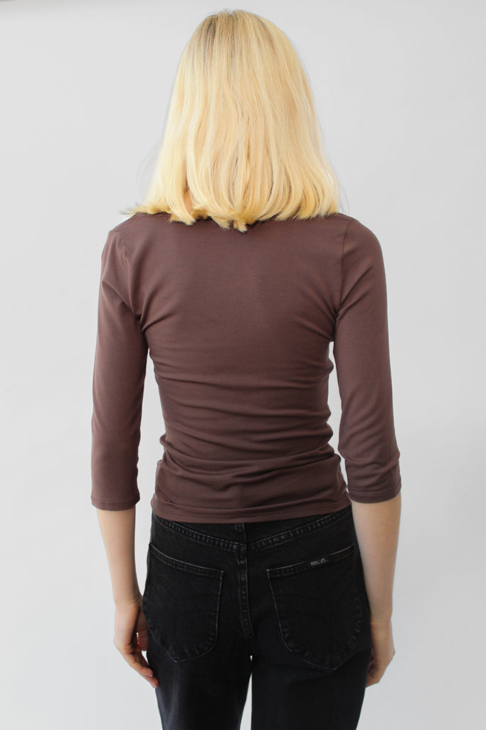Geel Key Hole Mason Top in Hickory Brown at Parc Shop | Minneapolis, mN
