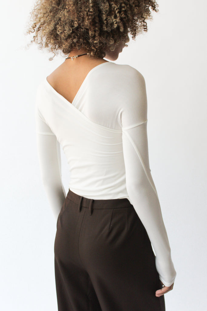 Geel Mirage Top in White at Parc Shop | Minneapolis, MN