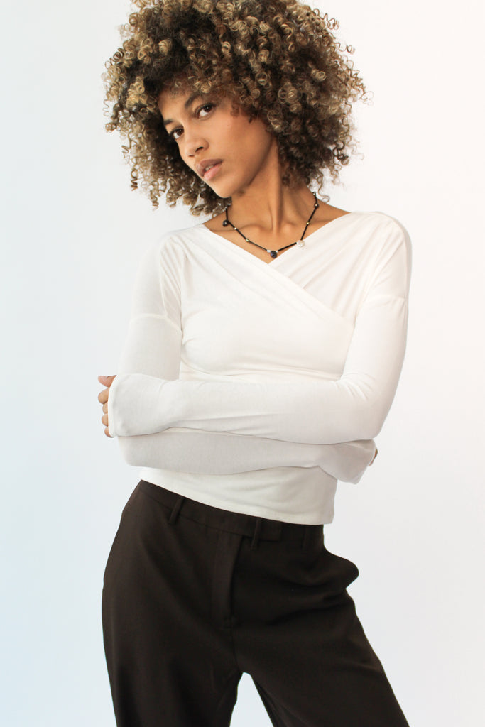 Geel Mirage Top in White at Parc Shop | Minneapolis, MN