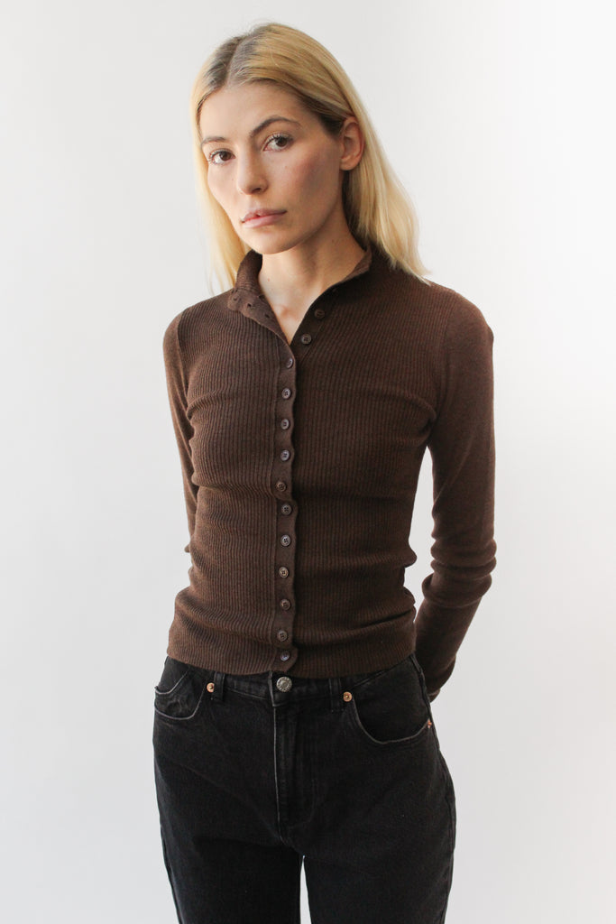 Geel Mylah Cardigan in Brown at Parc Shop | Minneapolis, MN