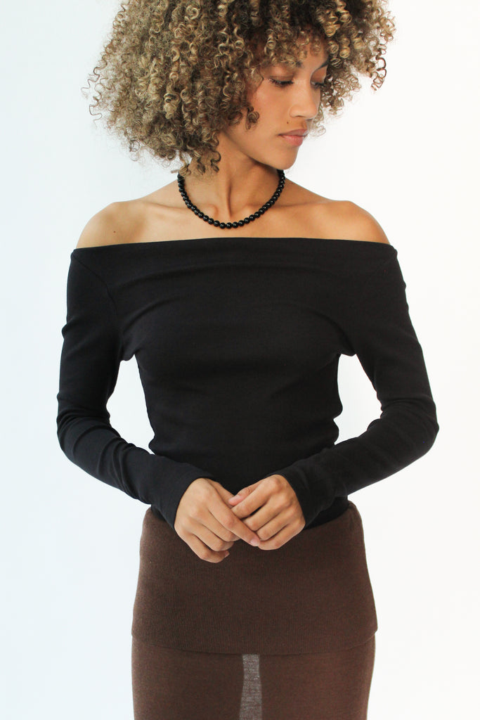 Geel Walter Top in Onyx at Parc Shop | Minneapolis, MN