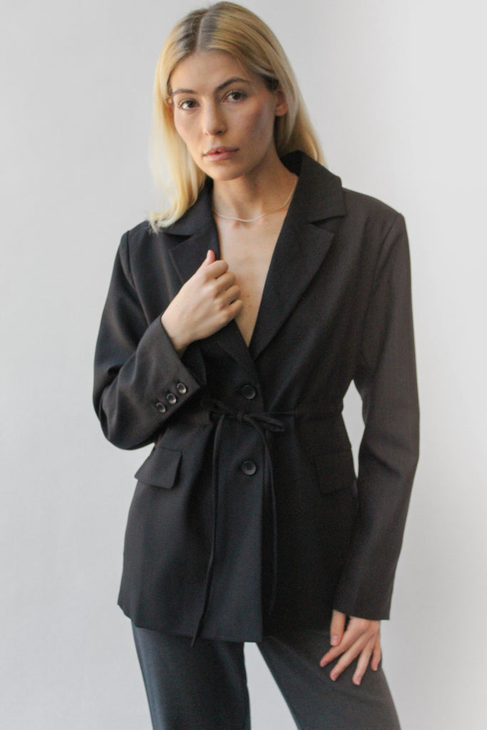 Hosbjerg Verona Blazer in Black Stripe at Parc Shop | Minneapolis, MN