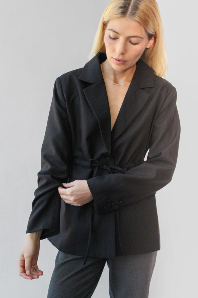 Hosbjerg Verona Blazer in Black Stripe at Parc Shop | Minneapolis, MN