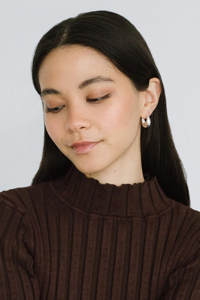 Kara Yoo - Baby Hazel Hoops - Sterling Silver - Parc Shop