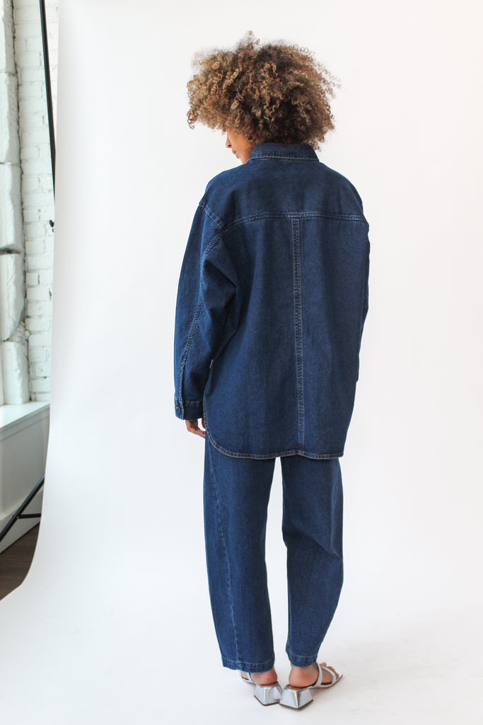 Le Bon Shoppe Arc Pant in Blue Denim at Parc Shop | Minneapolis, MN