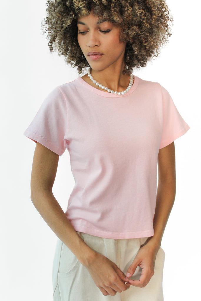 Le Bon Shoppe The Little Boy Tee in Baby Pink at Parc Shop | Minneapolis, MN