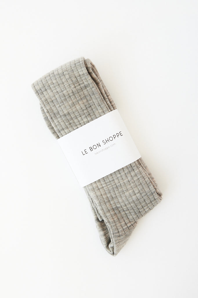 Le Bon Shoppe - Schoolgirl Socks - Grey Melange - Parc Shop