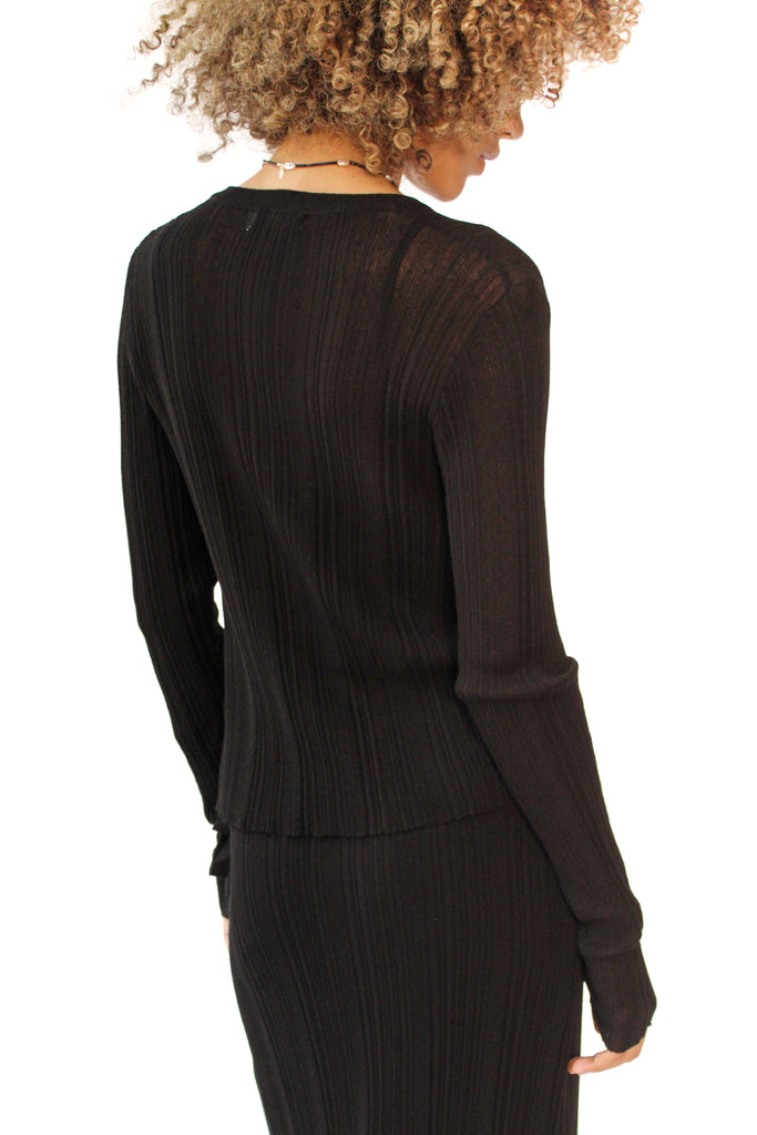Mod Ref Trinity Cardigan in Black at Parc Shop | Minneapolis, MN