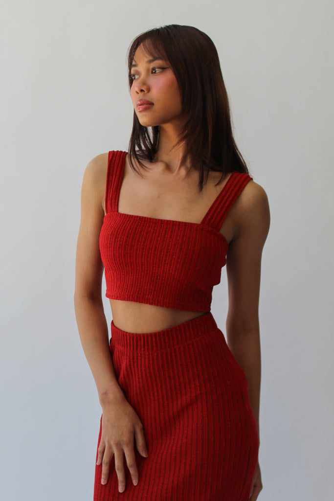 Rita Row Eclat Bustier in Red at Parc Shop | Minneapolis, MN