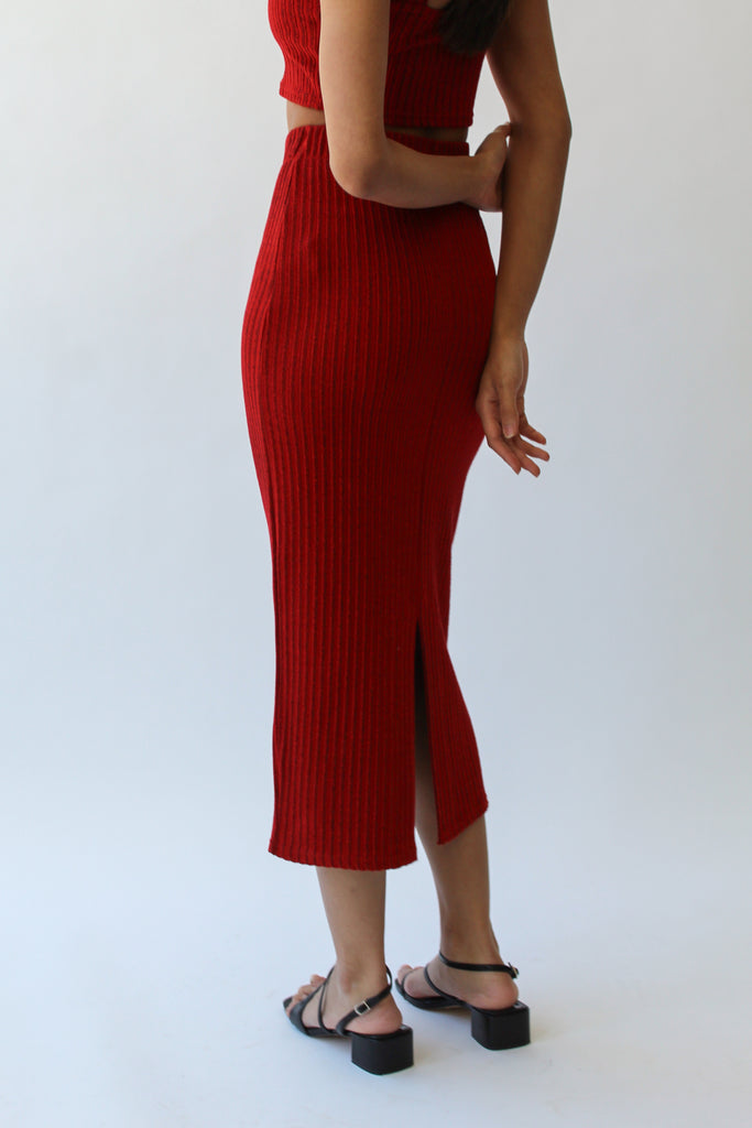 Rita Row Flair Skirt in Red at Parc Shop | Minneapolis, MN