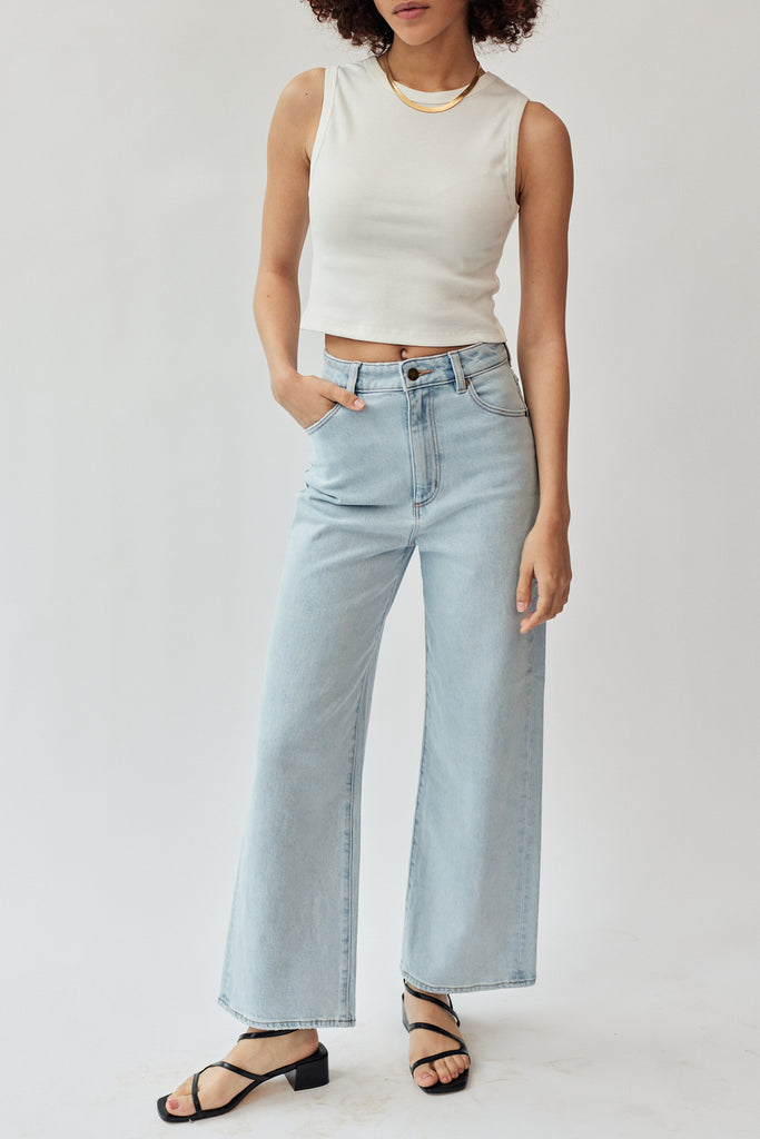 Rolla's Heidi Ankle Jean in Vintage Stone at Parc Shop