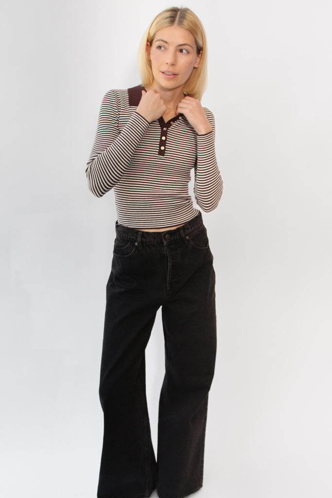 Rolla's Lady Knit Top in Chocolate at Parc Shop | Minneapolis, MN