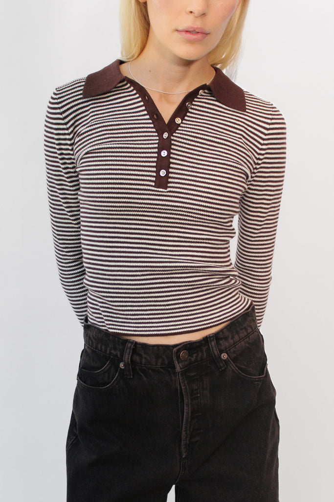 Rolla's Lady Knit Top in Chocolate at Parc Shop | Minneapolis, MN