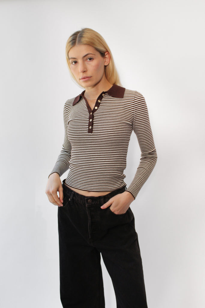 Rolla's Lady Knit Top in Chocolate at Parc Shop | Minneapolis, MN