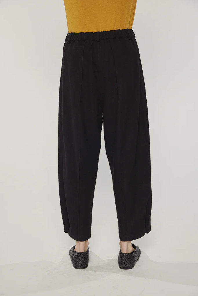 Amente Wool Blend Pintuck Pant in Black at Parc Shop | Minneapolis, MN 