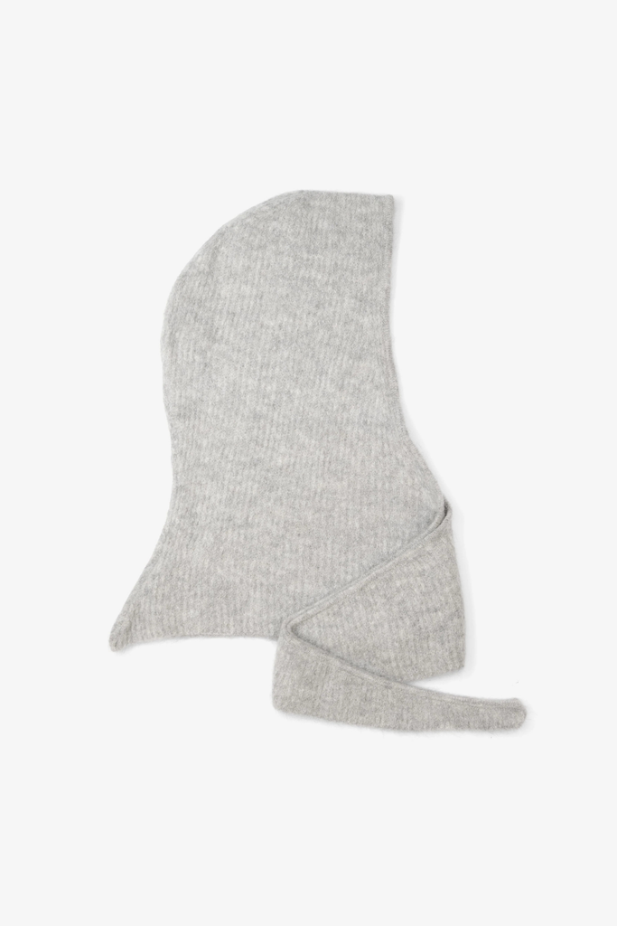 Arctic Fox Alpaca Hooded Scarf in Blizzard Grey at Parc Shop | Minneapolis, MN