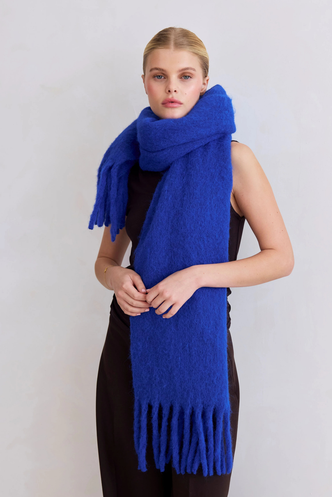 Arctic Fox Reykjavik Scarf w/ RWS Wool in Electric Blue at Parc Shop | Minneapolis, MN
